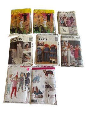 Costumes Pattern Cowboy & Cowgirl Doll Clothes Sewing Uncut Crafts